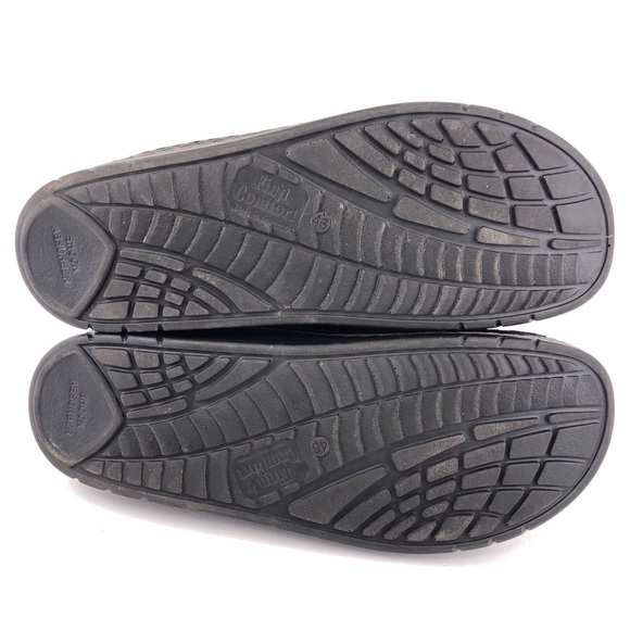 Finn Comfort Andros Black Leather Slide Sandals main image 12